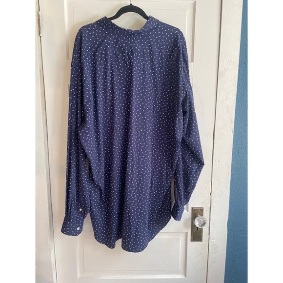 Ralph Lauren Polo‎ Men's 2XL Tall Performance Button Down Long Sleeve Shirt Navy - Picture 4 of 6